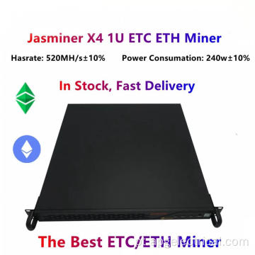 Jasminer x4 1u 520mh/s miner etc/etho/ethw Minent Machine